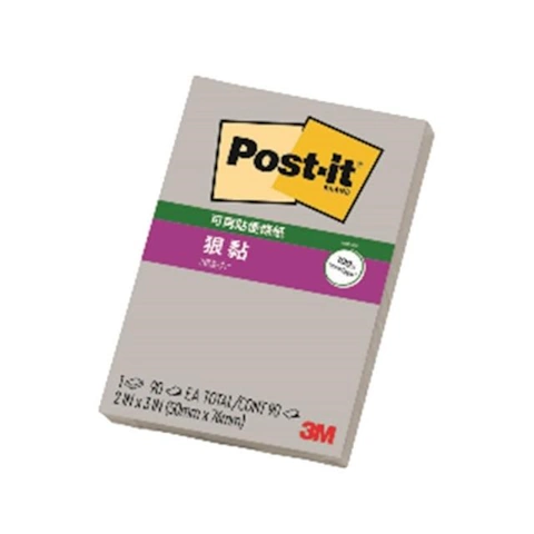 656-1SSPG淺灰3X2狠黏便條紙